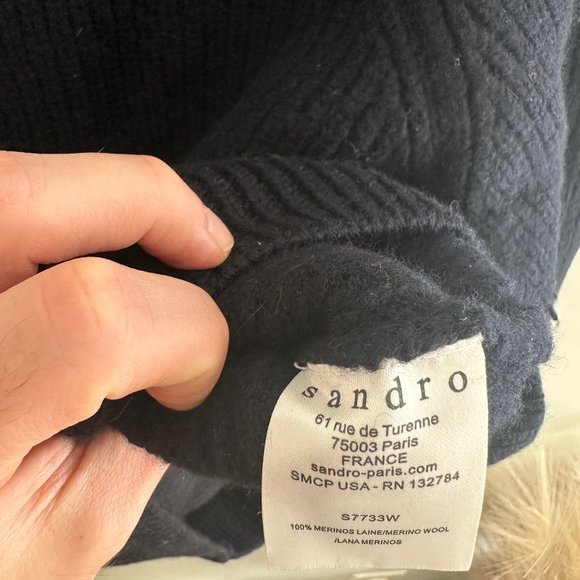 Sandro Merino Wool Sweater - Picture 3 of 8